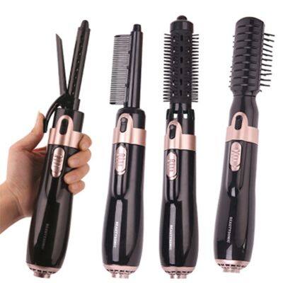 【CC】 4 IN 1 Hairdryer Hair Blower Hot Air Dryer Curler Combs Straighting