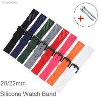 ☾ 20mm 22mm Sports Silicone Watch Band Strap Breathable Rubber Wristband For Amazfit GTS/2/2e/GTS2 Mini/GTR 42mm/47mm/GTR2/2e