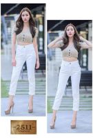 ? !!HOT NEW!! 2511 Vintage Denim Jeans by Araya กางเกงยีนส์ ผญ กางเกงยีนส์ เอวสูง กางเกงยีนส์ทรงบอย ใส่สบาย