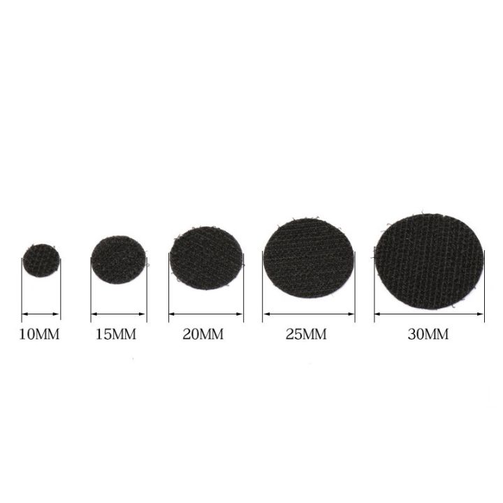 self-adhesive-fastener-tape-dots-10-15-20-25-30mmsticker-dots-adhesive-tape-white-black-round-hook-loop-boob-tape-strong-glue-adhesives-tape