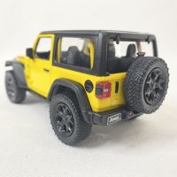 รถโมเดลเหล็ก รถจิ๊ป 2018 Jeep Wrangler kt5413 สีสดใส ️Scale 1/34 บริการเก็บเงินปลายทาง