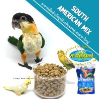 Vetafarm South American Mix อาหารนกสำเร็จรูป ซันคอนัวร์  เกรย์ กระตั้ว อาหารนกขนาดกลาง-ใหญ่ อาหารเสริมนก อาหารนก