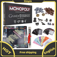 มาใหม่MONOPOLY-Game of Thrones เกมกระดาน English Collection Edition PARTY friend Game