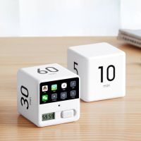 ❄▣ New Cube Timers Countdown Kitchen Office Gravity Sensor Flip Timer Mini Time Management Timing Device Student Alarm clock