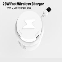 20W ไร้สายเฟอร์นิเจอร์เดสก์ท็อปฝัง Fast Wireless Charger สำหรับ Iphone 11 Pro X 8 Samsung ตารางโทรศัพท์ charger