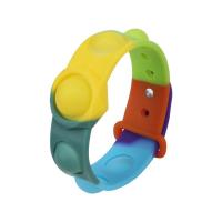 Sensory Toy Bracelet Creative Sensory Silicone Wristband Fidget Toy Party Supplies Hand Finger Press Wristband Toys For Children Kids Boys Girls Adults top sale