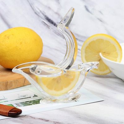 Manual Lemon Juicer Fruit Juicer Press Type Manual Acrylic Exquisite Hand Press Lemon Squeezer for Home Kitchen Utility Tools