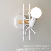 Supply of contemporary and contracted the creative personality of children room cross-border stairs SIMS LED wall lamp wall lamp cross-border trade ❤