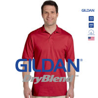 GILDAN® ดรายเบลนด์ เสื้อโปโล - แดง 40C