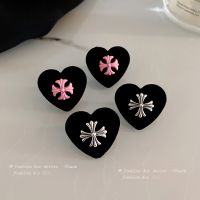 [COD] Needle Flocking Earrings Korean Ins Fashion Temperament Wholesale