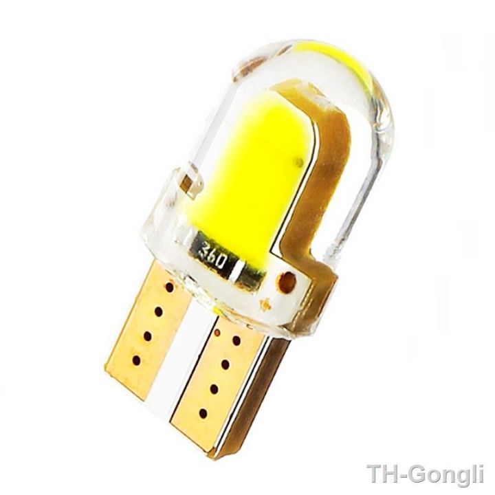 hot-10pcs-t10-w5w-silicone-cob-car-parking-501-wy5w-silica-gel-wedge-interior-lamp-turn-side-bulb