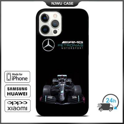 Mercedes AMG 3 Phone Case for iPhone 14 Pro Max / iPhone 13 Pro Max / iPhone 12 Pro Max / XS Max / Samsung Galaxy Note 10 Plus / S22 Ultra / S21 Plus Anti-fall Protective Case Cover