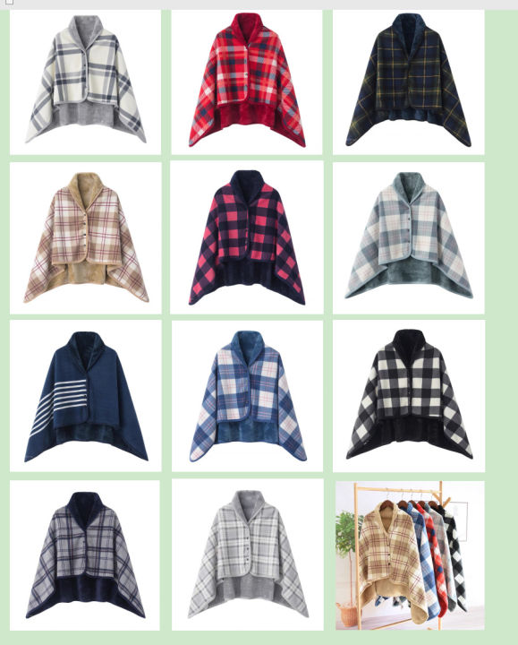 มาใหม่-ส่งด่วน-จากไทย-ผ้าคลุมบุขน-ผ้าห่ม-poncho-fleece-blanket-ผ้าคลุมไหล่-มีให้เลือก-2-ขนาด-มีให้เลือกหลายแบบ