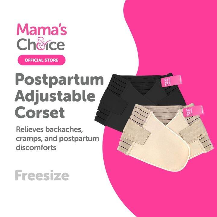 Mama's Choice Postpartum Adjustable Corset Maternity Belt Girdle Belly