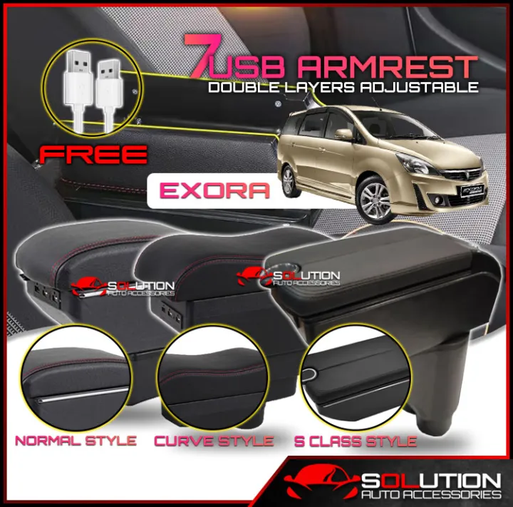 Proton EXORA Arm Rest Armrest EXORA 20092019 Adjustable Cushion Arm