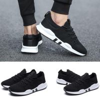 COD ๑❐ imoq55 store New sports shoes mens breathable running shoes mesh shoe casual trend deodorant