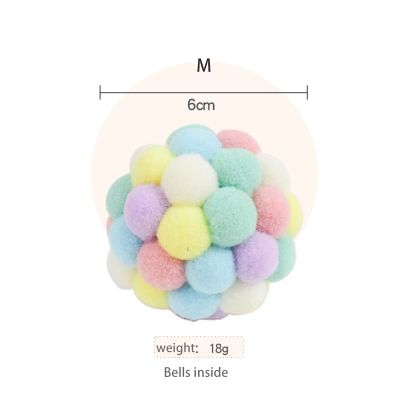 【Sell-Well】 PETS MART mall MZHQ Pet Cat Handmade Bouncy With Bell Interactive Toy Cat Plush Toy Cat Toy Interactive Kitten Pet Supplies