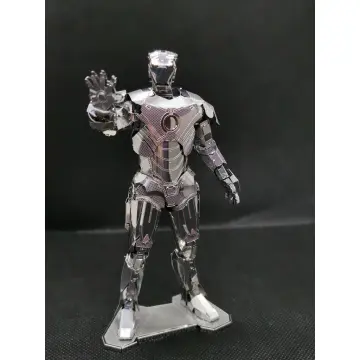 Mô hình 3D kim loại lắp ráp Iron Man Bạc Chưa lắp  Lazadavn