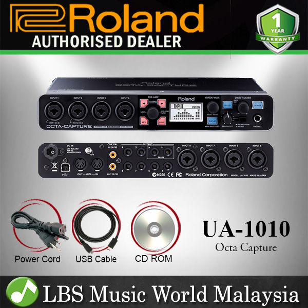 Roland UA-1010 Octa Capture Hi-Speed USB Audio Interface with 8