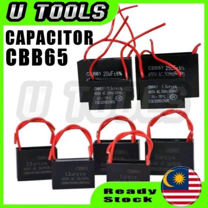 CAPACITOR CBB61 450V Fan Starting Capacitor Air Conditioning Fan Motor Ceiling Fan Exhaust Fan