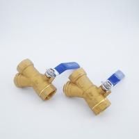 High quality Filter ball valve integrated copper DN15/DN20 1/2" 3/4" Y type Water ball valve filter Plumbing Valves