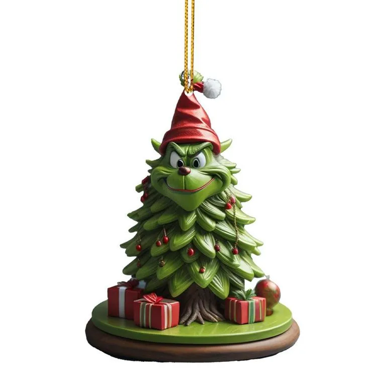 Grinch Ornaments Christmas Pendants Decorations For Christmas Tree ...