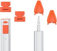 2 Pack Pencil Cap Set For Logitech Crayon Digital Pencil, Replacement Accessories Pencil Nib Cover+ Protective Pencil Cap