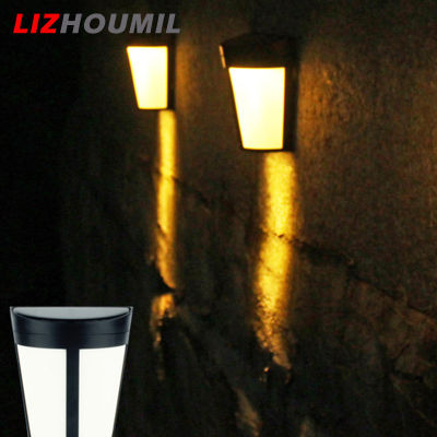 LIZHOUMIL 6LED ไฟติดผนังโคมไฟกันน้ำประหยัดพลังงานพลังงานแสงอาทิตย์สำหรับสวนในบ้าน