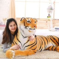 Simulation White Tiger Jaguar Doll 120 cm Lifelike Tiger &amp; Leopard Plush Toys Soft Wild Animals Children Kids Birthday Gifts