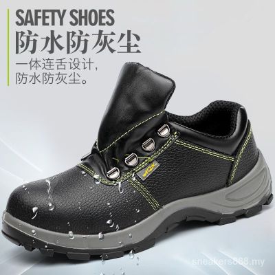 【Welding shoes】 New Style High Cut Steel Toe Men Safety Shoes Boot Anti-puncture Anti-smashing Safety Boots Breathable Women Labor Shoes tXjE