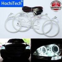 For Mercedes Benz M Class W164 ML320 ML350 ML500 ML63 AMG 2006 2007 SMD White LED Angel Eyes Halo Ring Kit Daytime Running Light