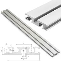 Pagar profil Aluminium 60 jenis Miter Track t-track Backer braket geser t-slot untuk gergaji meja DIY pekerjaan kayu meja kerja