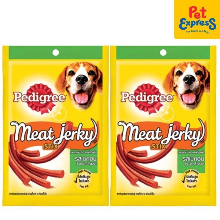 Pedigree Meat Jerky Stix Bacon Dog Treats 60g (2 packs) Lazada PH