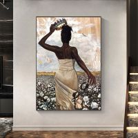 African Queen Crown Canvas Painting Freedom Women Poster and Prints Nordic Wall Art Pictures Wall Décor