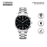 Đồng hồ nam Chronograph Curnon Futura Rigel dây thép cao cấp
