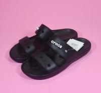 【Ready Stock】2023CrocsˉQuick drying cool flip flops, open toe sandals, lightweight wading, anti slip, and simple beach shoes