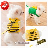 ❁ Soft Pet Dog Harnesses Vest No Pull Adjustable Dog Collar Puppy Cat Harness Leash Set For Small Medium Dogs Breathable Coat