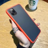 [คุณภาพดี] [ส่งจากไทย] เคสกันกระแทก ปุ่มสีผิดด้าน IPHONE 12 / 12MINI / 12 PRO / 12 PRO MAX เคสโทรศัพท์ ออฟโป้ ขอบนิ่มหลังแข็ง เคส