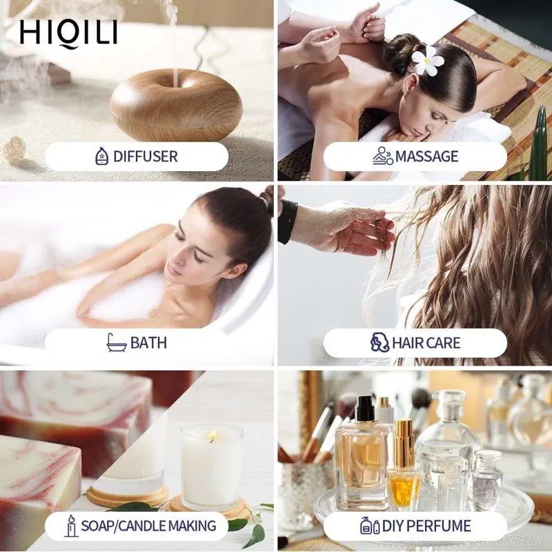 HIQILI OFFER 】HiQiLi 10ML Essential Oil 100% Natural Plant Therapy  Aromatherapy Diffuser Humidifier Massage