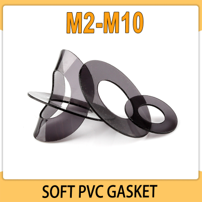 M2.5 M10 M3 M4 M5 M2สีดำพีวีซีอ่อนพลาสติกปะเก็นฉนวนกันความร้อนปะเก็นกันน้ำปิดผนึกพลาสติกรั่วหลักฐานปะเก็นแบน