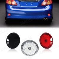 ไฟ LED สะท้อน Bemper Belakang สำหรับ Toyota Corolla 2008 2010 2009สำหรับ Nissan Qashqai ไฟท้ายหยุดเบรกรถยนต์