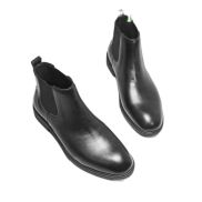 Giày Chelsea Boots Classic AROTI Da cao cấp, đế cao su 3cm CB549 NHÁM CHUN