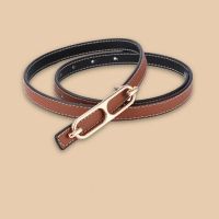 Sabuk Vintage Mewah untuk Wanita Gaun Jeans Kasual Modis Korset Hiasan Ikat Pinggang Kulit Y2k Gothic Ceinture Femme Baru