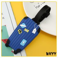 【DT】 hot  1PCS PU Luggage Tag Light Soft Travel Accessories Travel Color Airplane Luggage Tag Boarding Pass Tag Silicone Luggage Tag