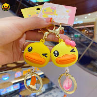 [มีในสต็อก] 2PCS B.duck Retractable Key Chain Female Simple Stretch Key Chain Bag Pendant