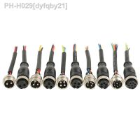 1Pcs GX16 2 / 3 / 4 / 5 / 6 / 8 Pin Aviation Cable M16 Signal Wire Male / Female Plug for Car Camera/ DVR CCTV Monitor 20cm