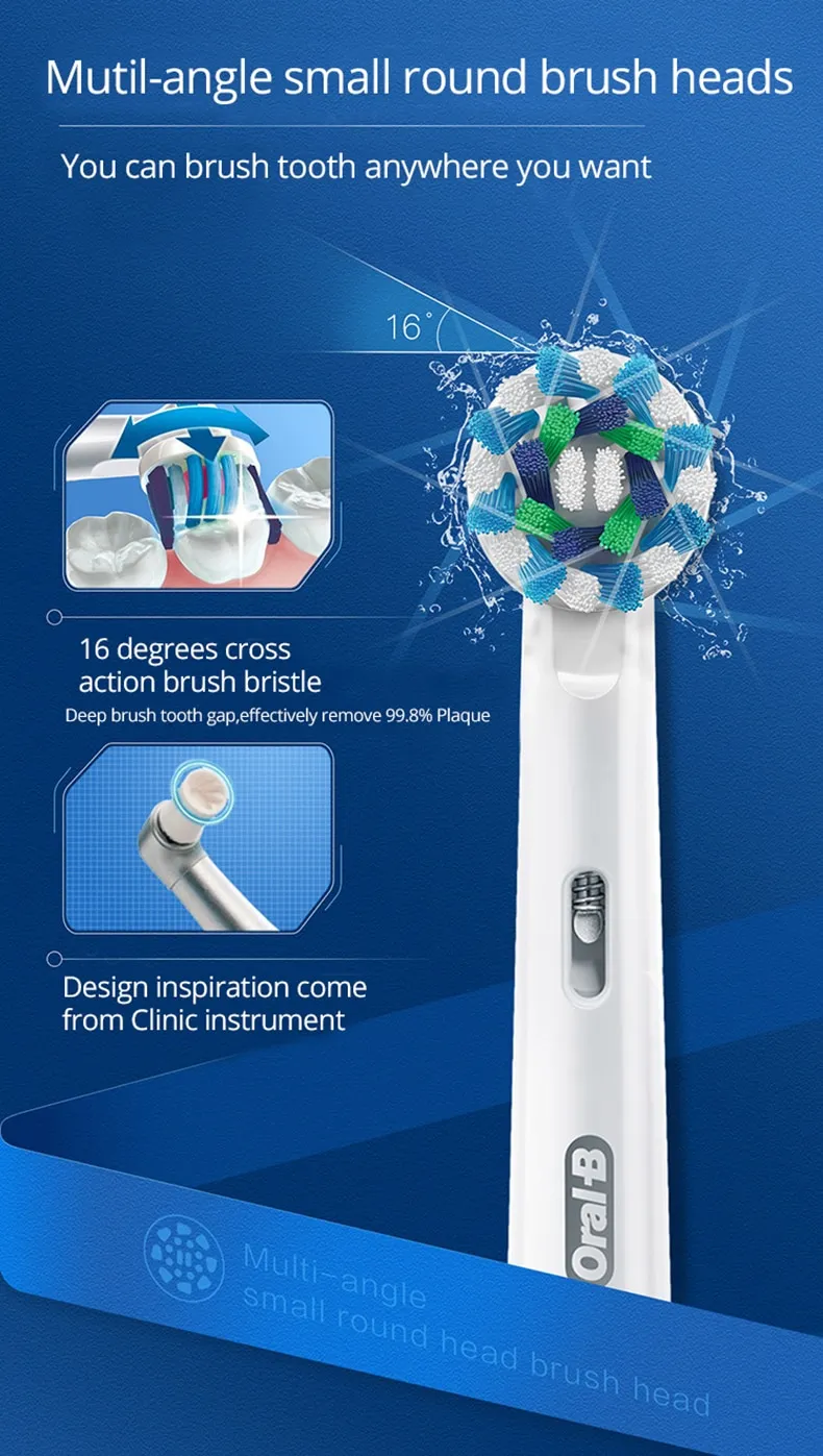 Title 2, Oral B Sonic Electric Toothbrush Pro600 Recharg...