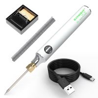 8W USB Soldering Iron Set Adjustable Temperature Ceramic Core Heating Portable Home Welding Solder Repair Tools