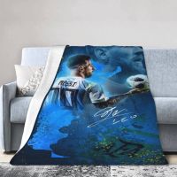 2023 in stock   Messi  Blanket Flannel Ultra-Soft Warmth Throw Blanket for Sofa Bed in Home ，Contact the seller to customize the pattern for free