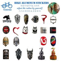 2023 NEW Bike Head Badge Aluminum Decals Stickers For MTB BMX Folding Bicycle Front Frame Steam Cycling Accessories emblem Tube DIY